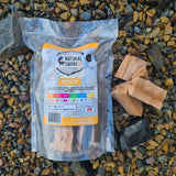 Natural Smoke Peach Wood Chunks 1kg